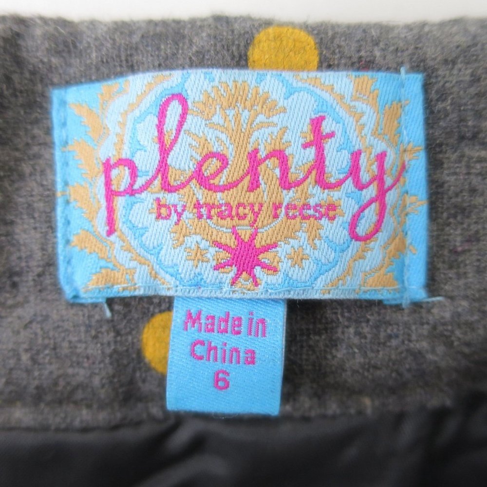 Anthropologie Plenty By Tracy Reese Polka Dot Pleated Skirt Size 6 - Picture 8 of 9